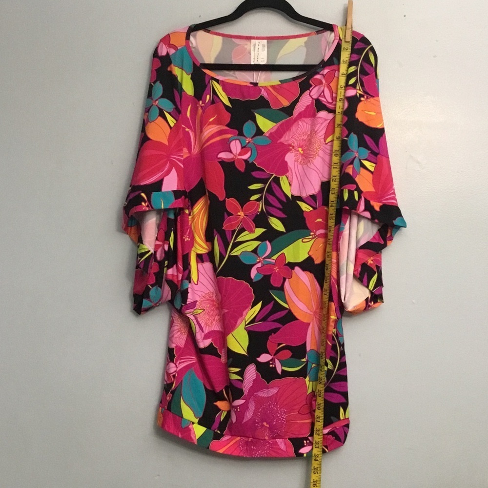 Trina Turk Multicolor Floral Swim Top